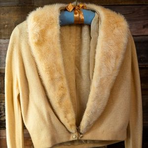 Vintage Bernhard Altmann Beige Cashmere Rare Find